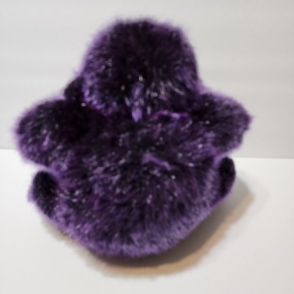 Berkeley Deigns 8" Purple Stuffed Monkey year 2002 Plush Monkey - Picture 5 of 10